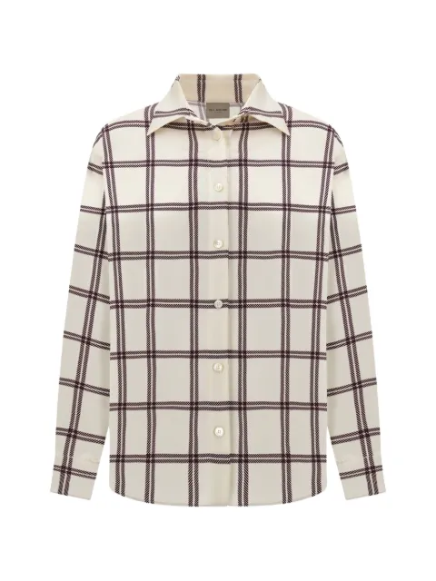 Paul & Shark check-print long-sleeve shirt