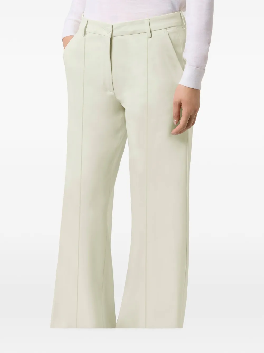 Paul & Shark X-Soft stretch-twill palazzo broek Beige