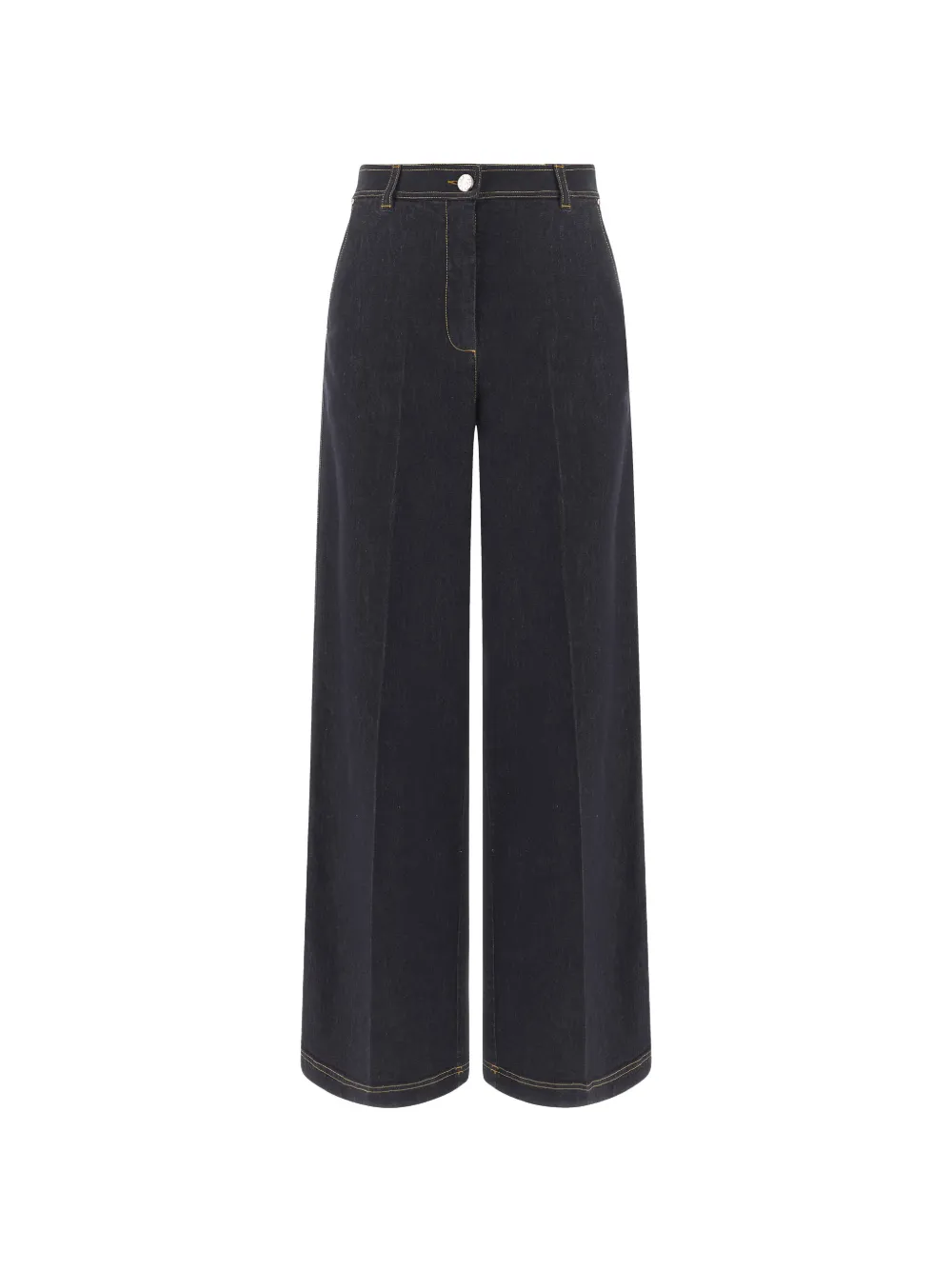 Paul & Shark contrast-stitch wide-leg jeans - Blu