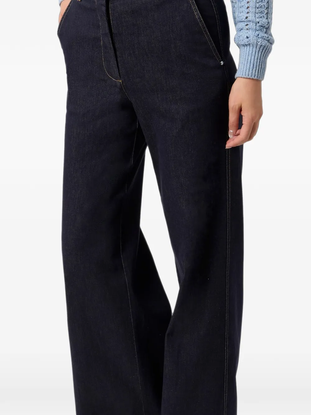 Paul & Shark Jeans met wijde pijpen Blauw
