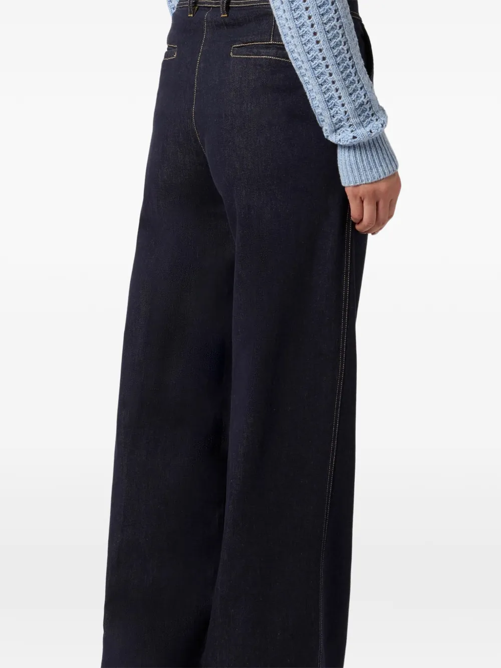 Paul & Shark Jeans met wijde pijpen Blauw