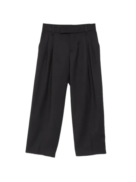Emporio Armani Kids pleated straight-leg trousers