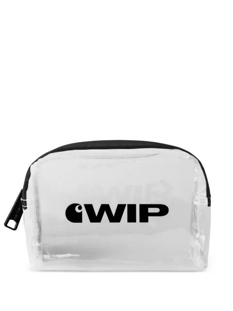Carhartt WIP estuche de maquillaje transparente con logo