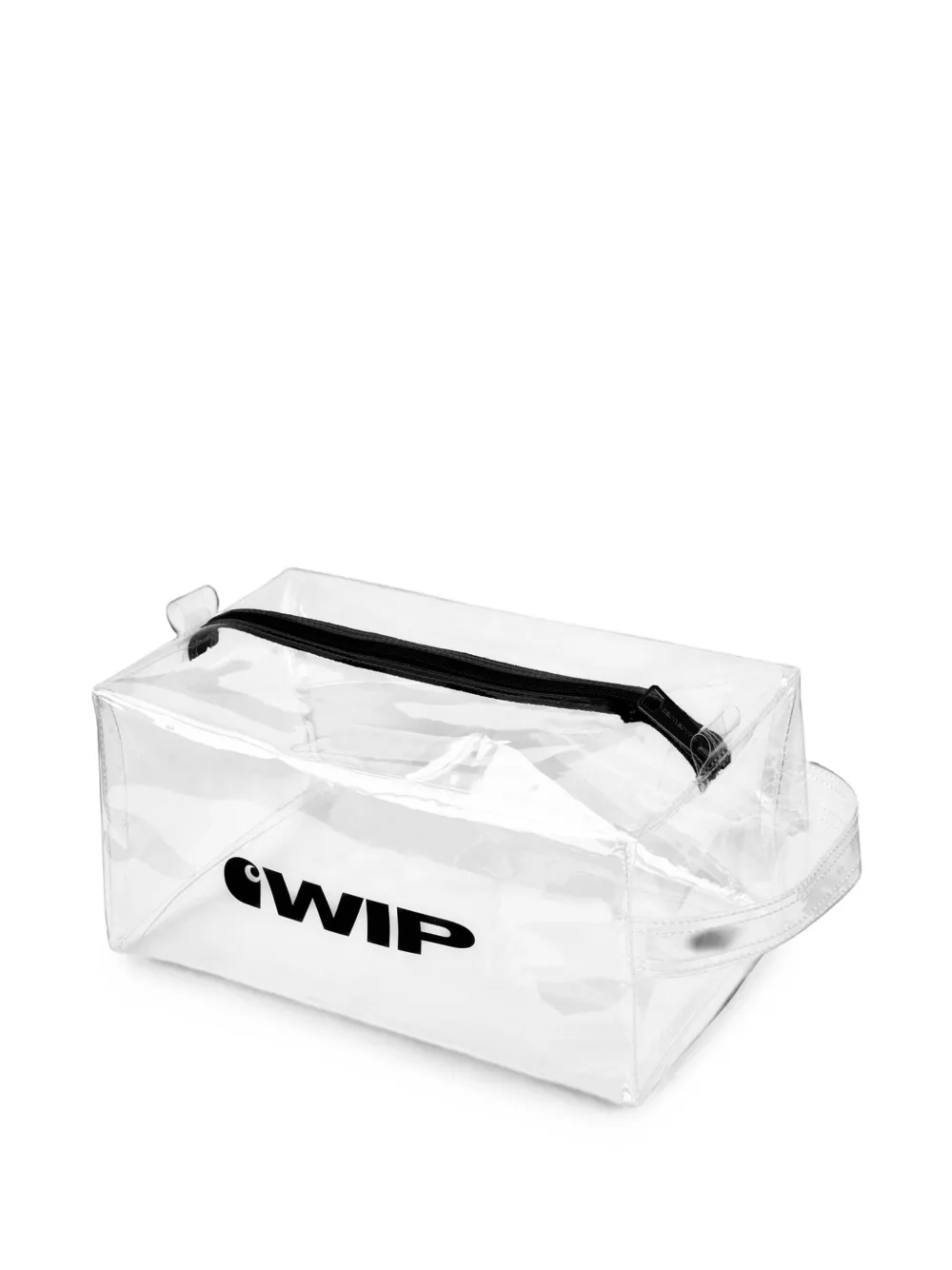 Carhartt WIP doorzichtige toilettas met logo-print Wit