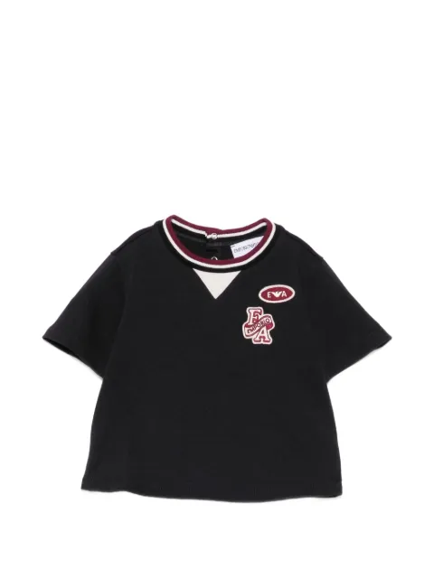 Emporio Armani Kids logo-patch T-shirt