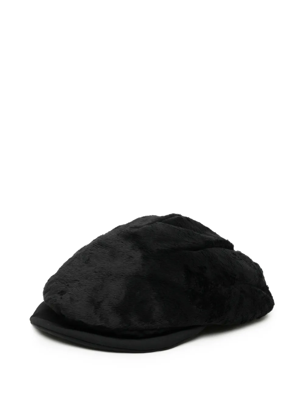 Junya Watanabe faux-fur flat cap