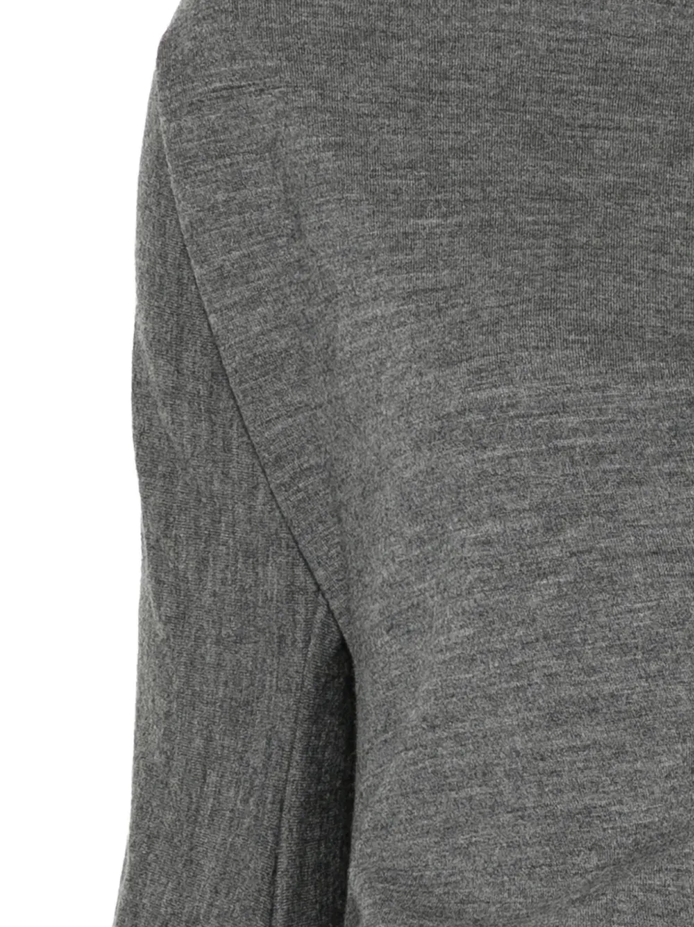 Junya Watanabe Asymmetrische gedrapeerde trui Grijs