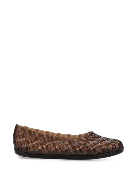 Melissa Possession woven-effect ballet flats