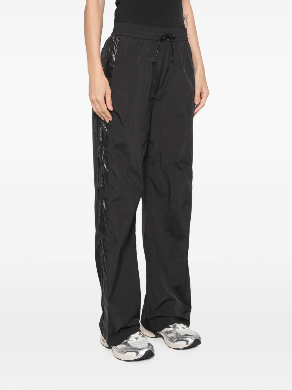 ANINE BING Maha trainingsbroek met logo-patch Zwart