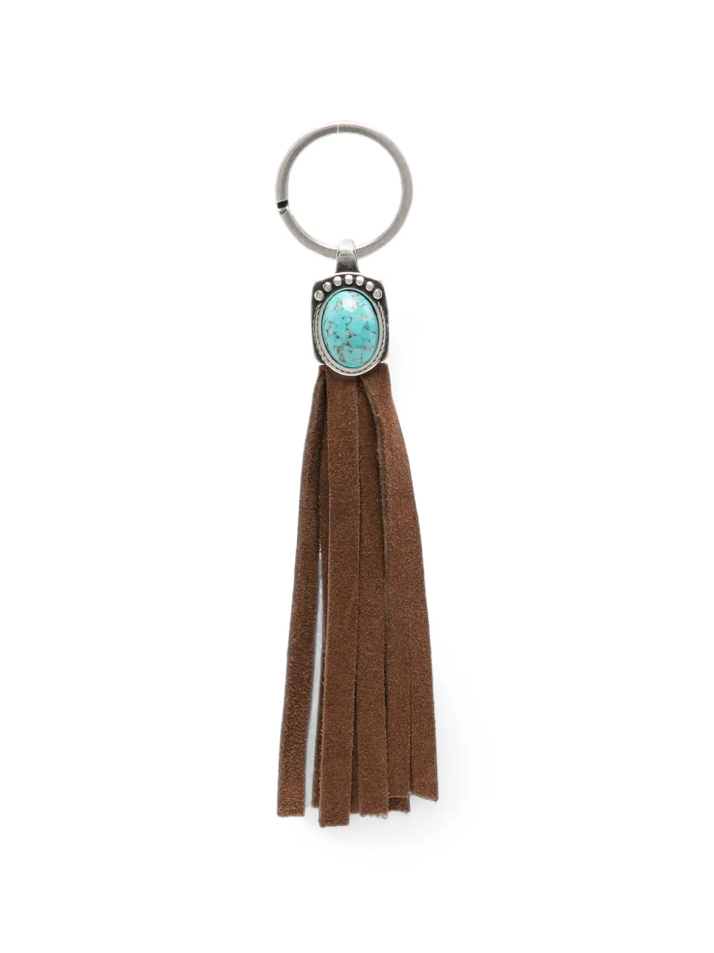 ERALDO Chaveiro com tassel e turquesa | Marrom | Image 1