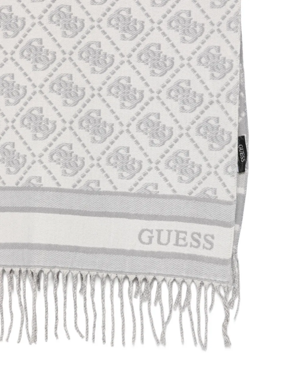 GUESS USA Sjaal met monogram-print Beige