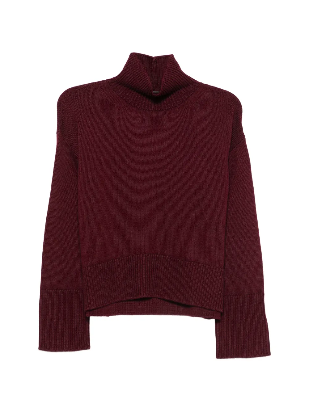 DONDUP roll-neck wool sweater - Rosso