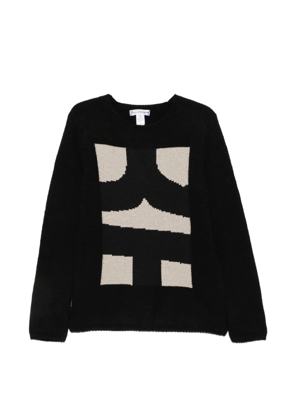Comme des Garçons Homme geometric-pattern sweater - Grigio