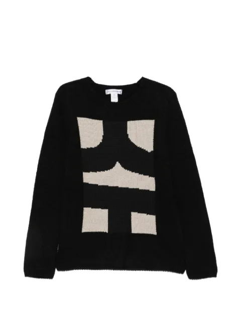 Comme des Garçons Homme geometric-pattern sweater