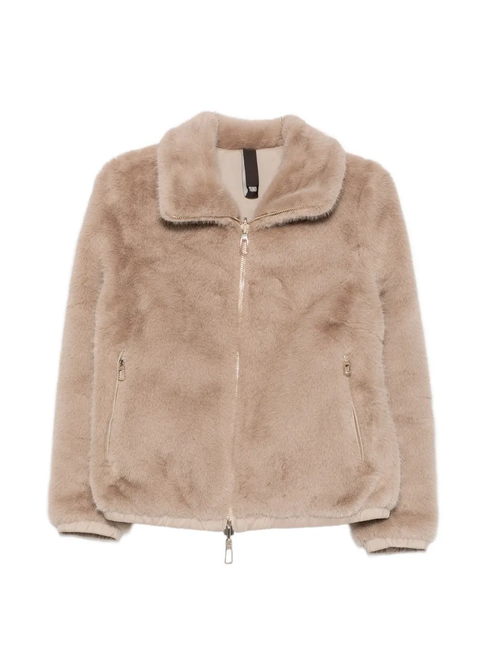 Duno Manila Reversible Faux-fur Jacket In 뉴트럴