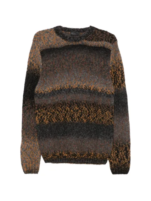 DONDUP gradient-effect jacquard-knit sweater