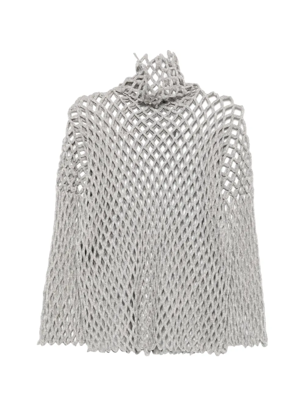 Sportmax open-knit funnel-neck sweater