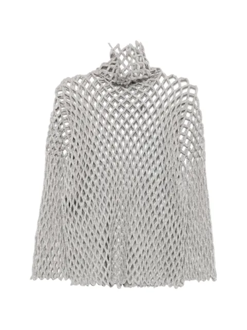 Sportmax jersey de punto flojo con cuello alto