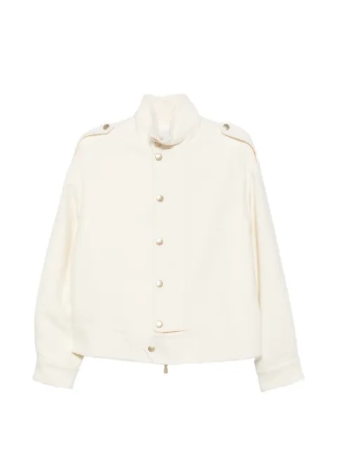 Eleventy button-up wool jacket
