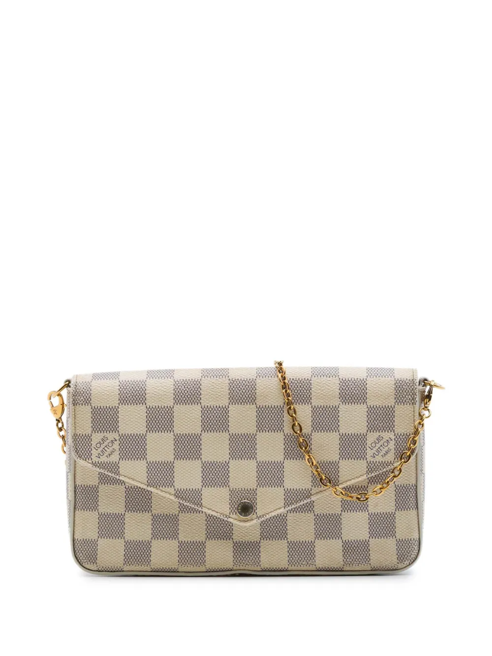 Louis Vuitton Pre-Owned 2016 Damier Azur Pochette Felicie crossbody bag - Bianco