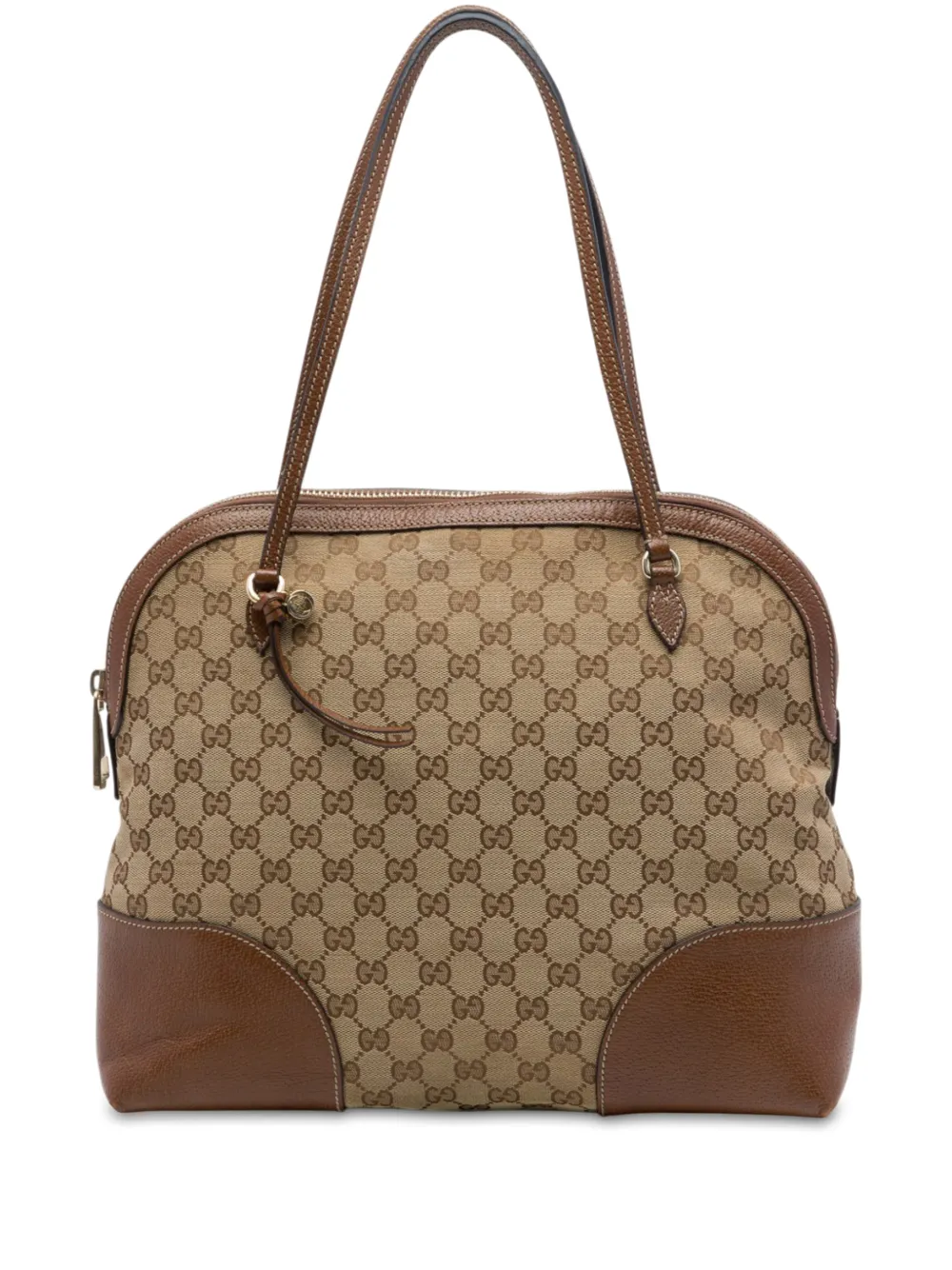 Gucci Pre-Owned 2016-2026 Medium GG Canvas Bree Dome tote bag - Toni neutri