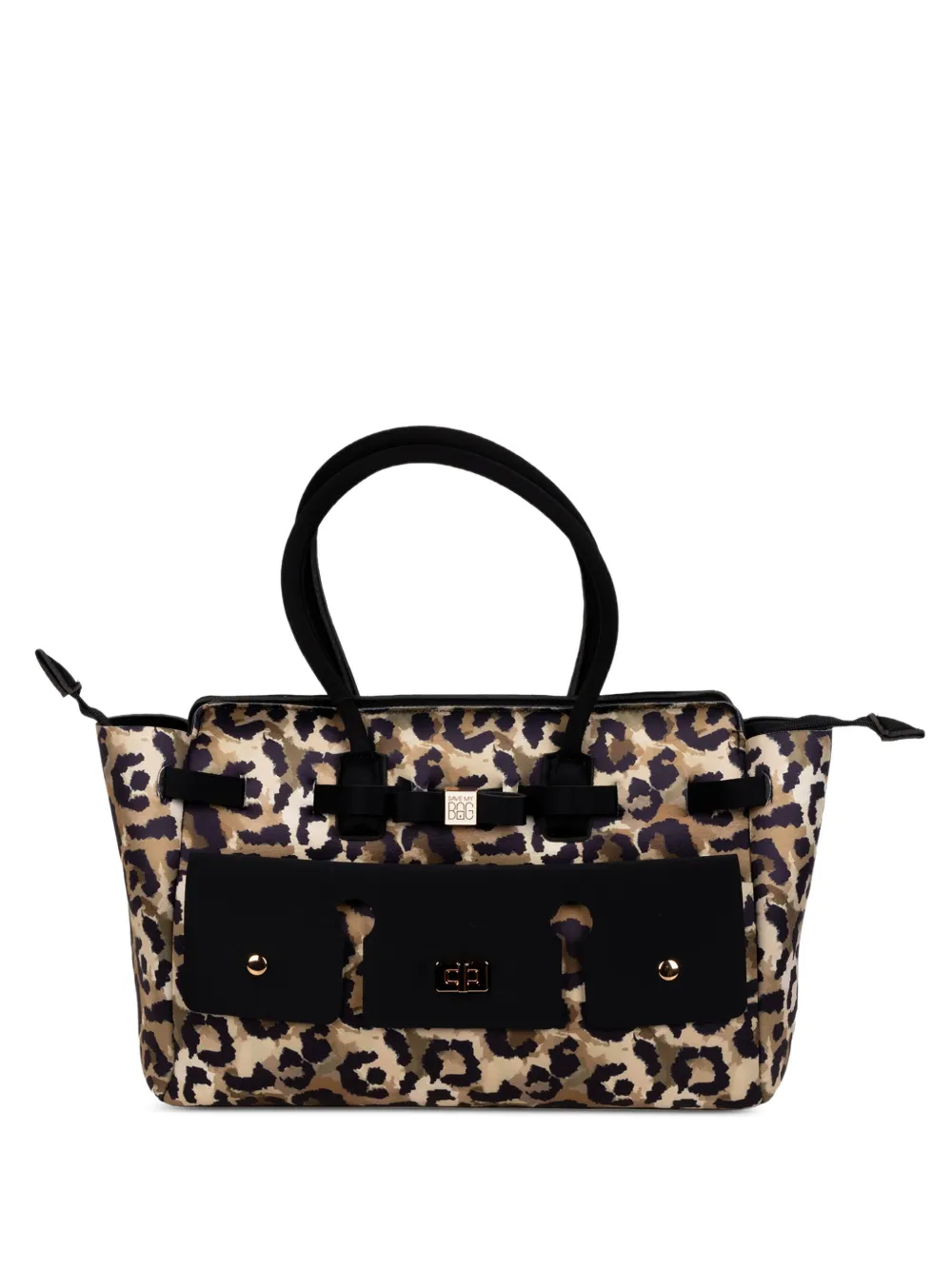 SAVE MY BAG Clara leopard-print tote bag