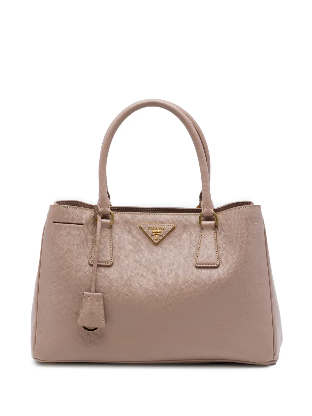 Prada Pre-Owned 2012-2016 Medium Saffiano Lux Galleria satchel - Marrone