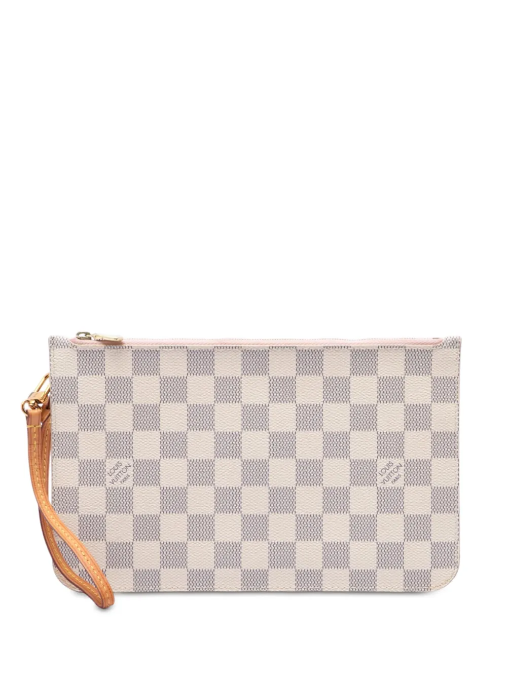 Louis Vuitton Pre-Owned 2018 Damier Azur Neverfull MM pouch - Weiß