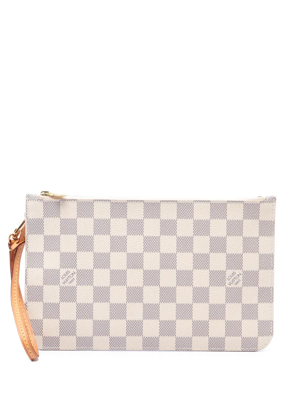 Louis Vuitton Pre-Owned 2018 Damier Azur Neverfull MM pouch - Weiß