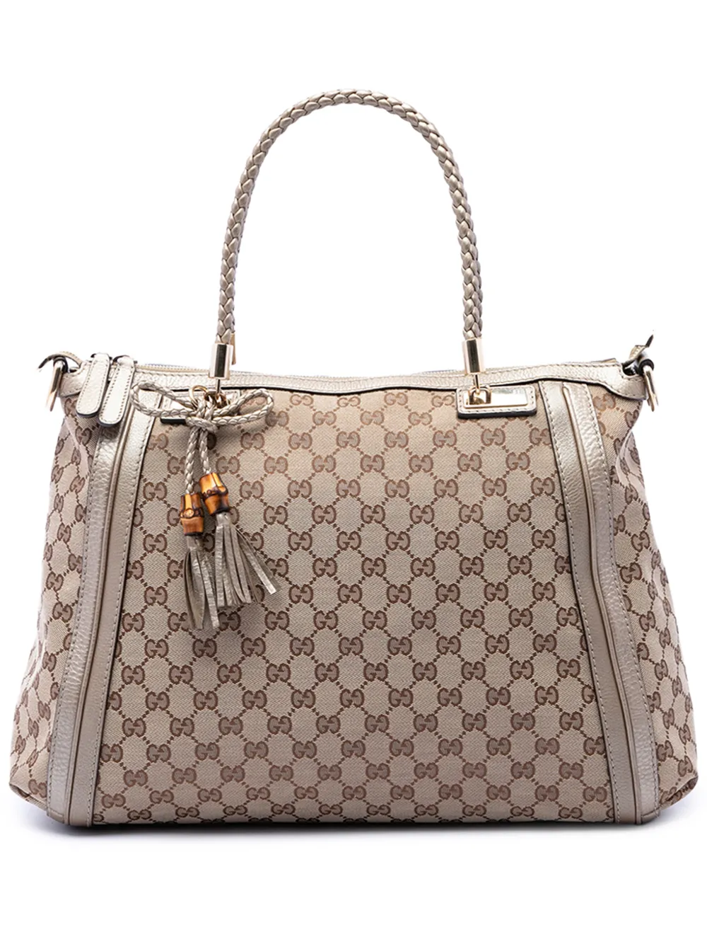 Gucci Pre-Owned Borsa tote Bella convertibile in tela GG 2016-2026 - Toni neutri