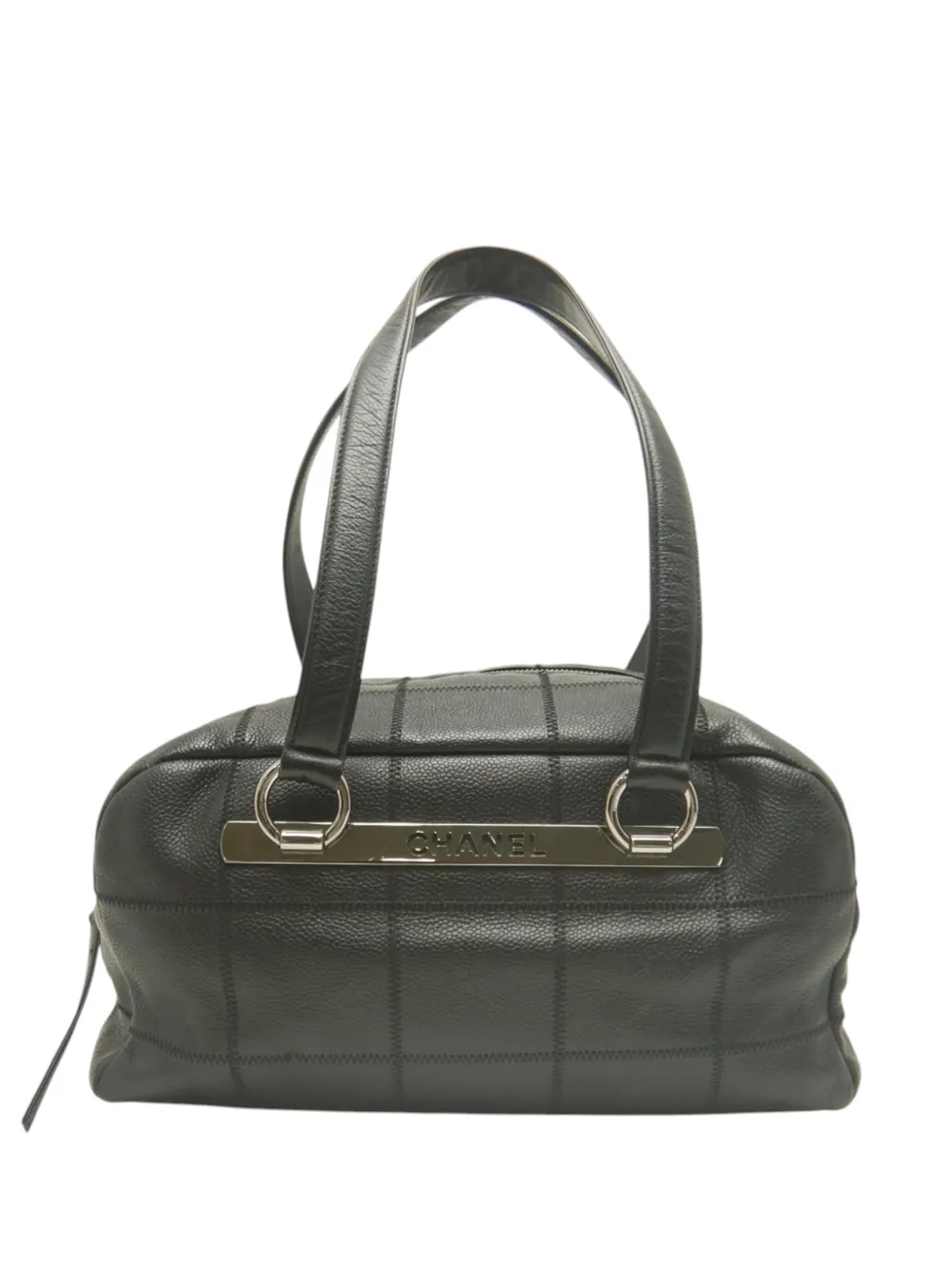 CHANEL Pre-Owned 2005-2006 Chocolate Bar Caviar shoulder bag - Nero