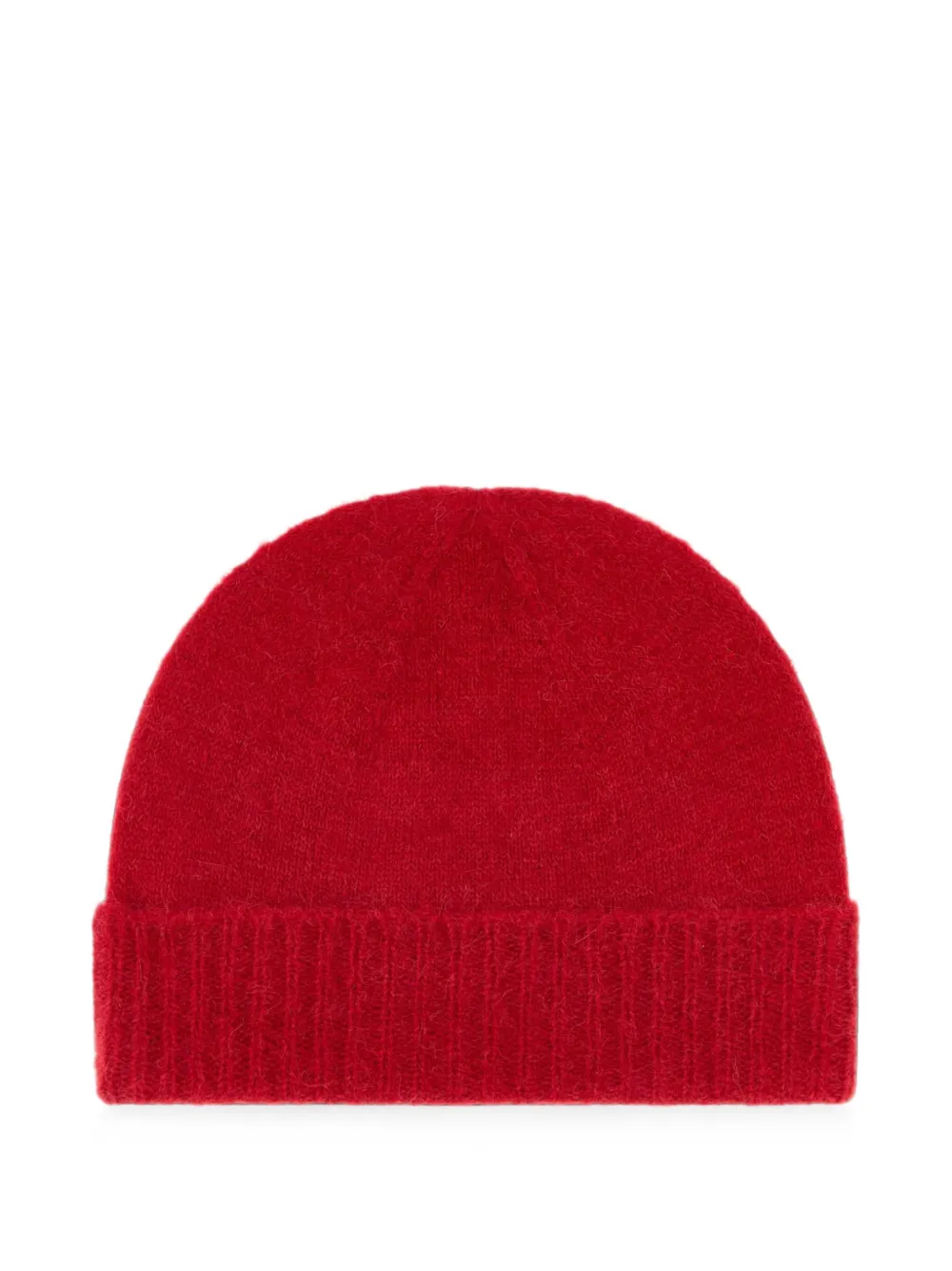 Vivienne Westwood Pluizige muts met logo-patch Rood