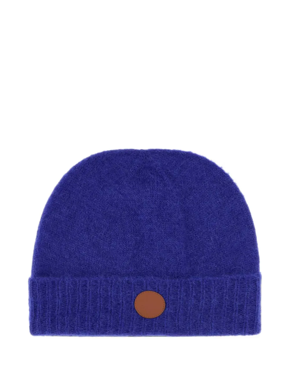 Vivienne Westwood fluffy-knit beanie hat - Blu