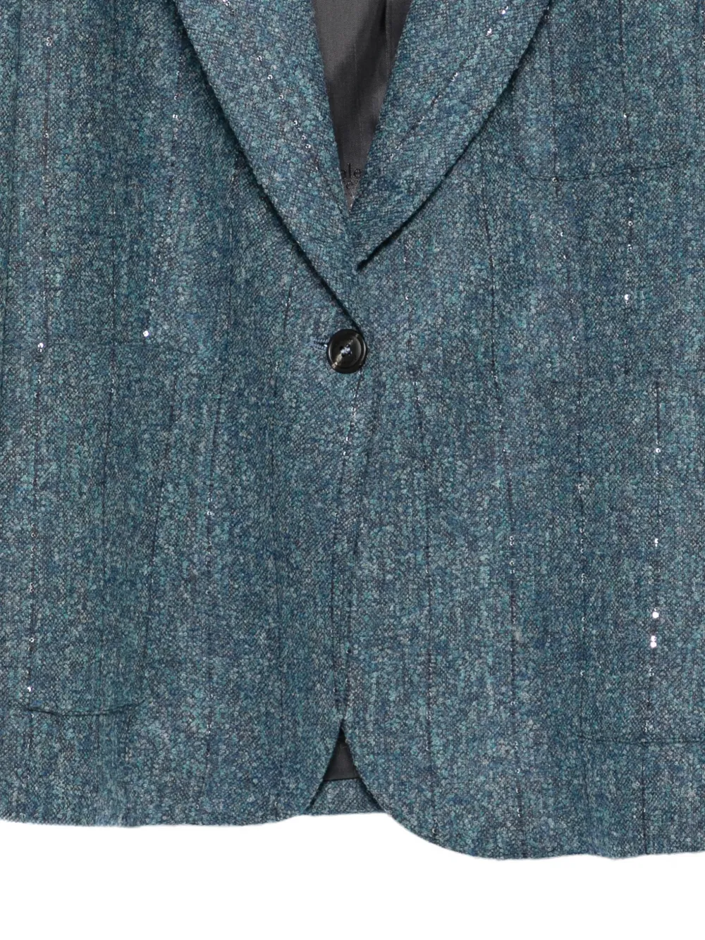 Eleventy Jack verfraaid met pailletten en krijtstreep Blauw