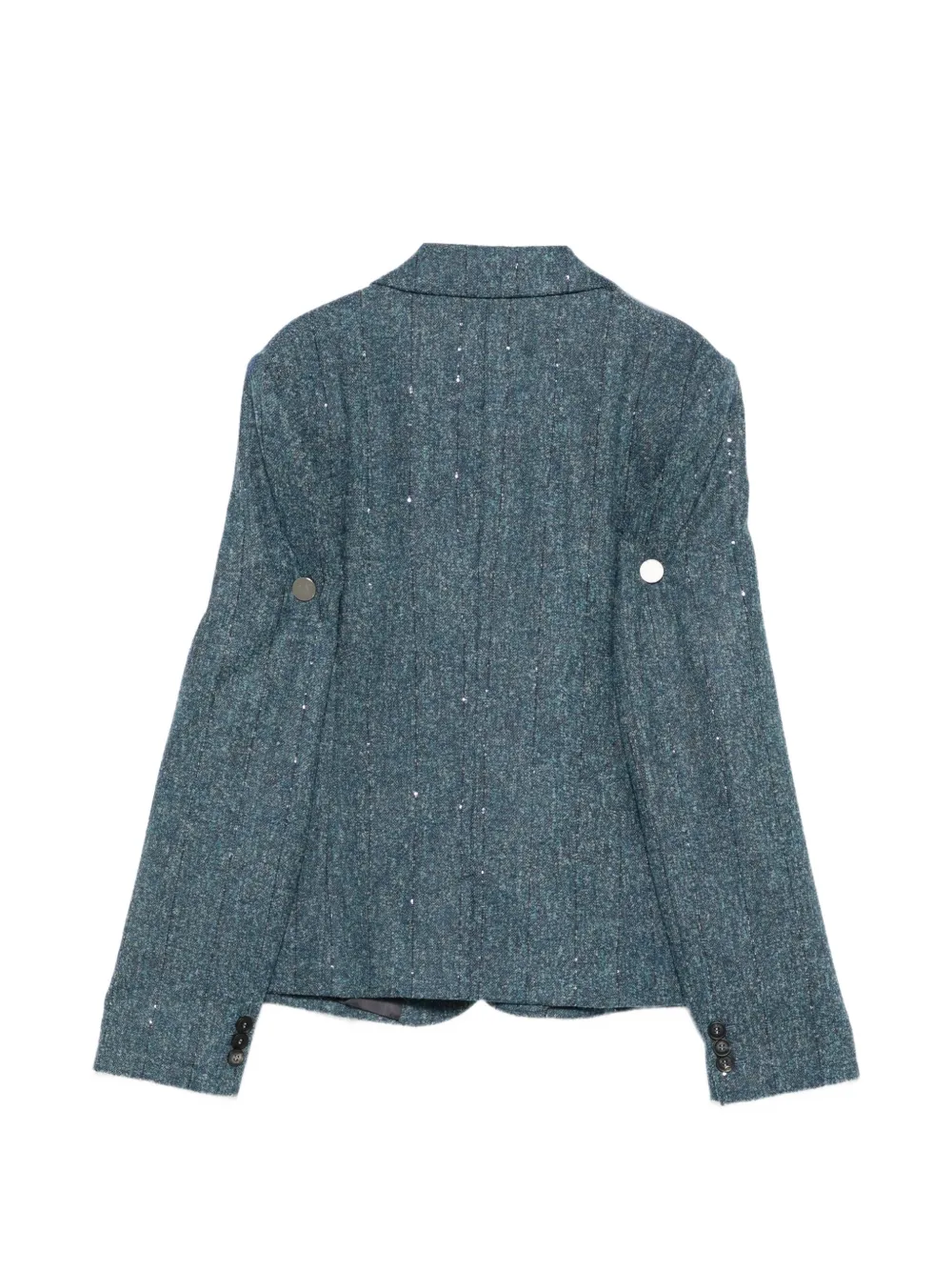Eleventy Jack verfraaid met pailletten en krijtstreep Blauw