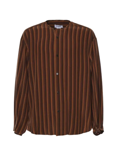 Hed Mayner striped silk shirt