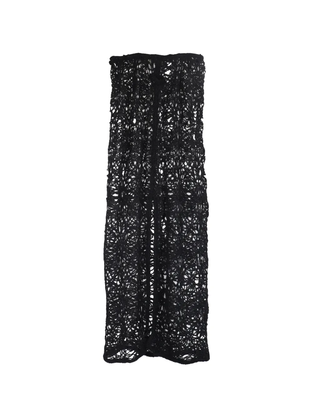 Jean Paul Gaultier Pre-Owned open-knit skirt - Nero