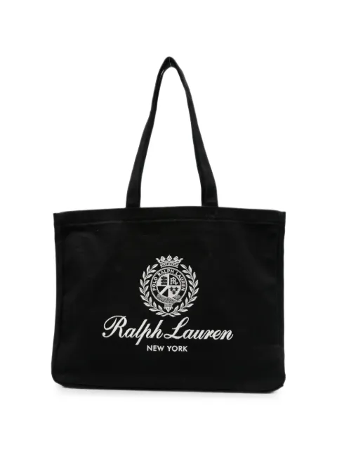 Polo Ralph Lauren logo-print canvas tote bag