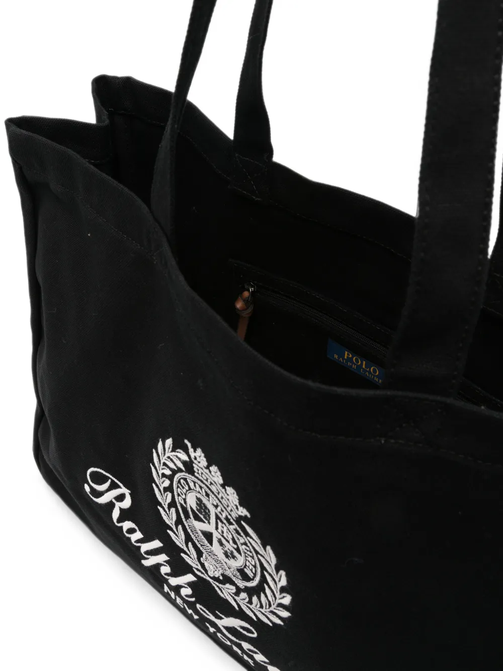 Polo Ralph Lauren Shopper met logoprint Zwart