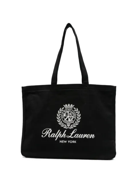 Polo Ralph Lauren logo-print canvas tote bag