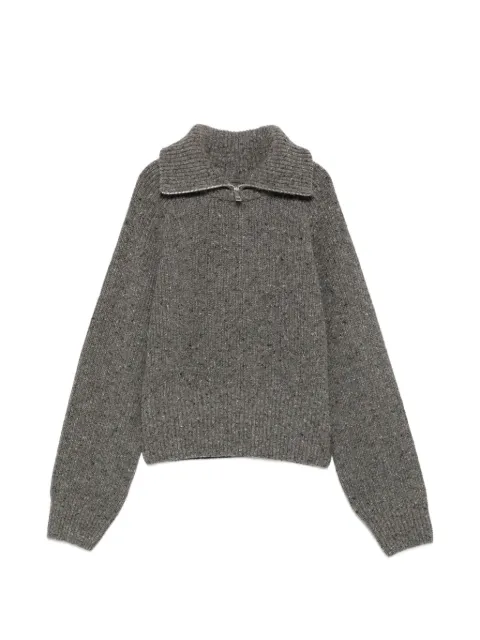 SAMSOE SAMSOE Saamandy half-zip flecked sweater