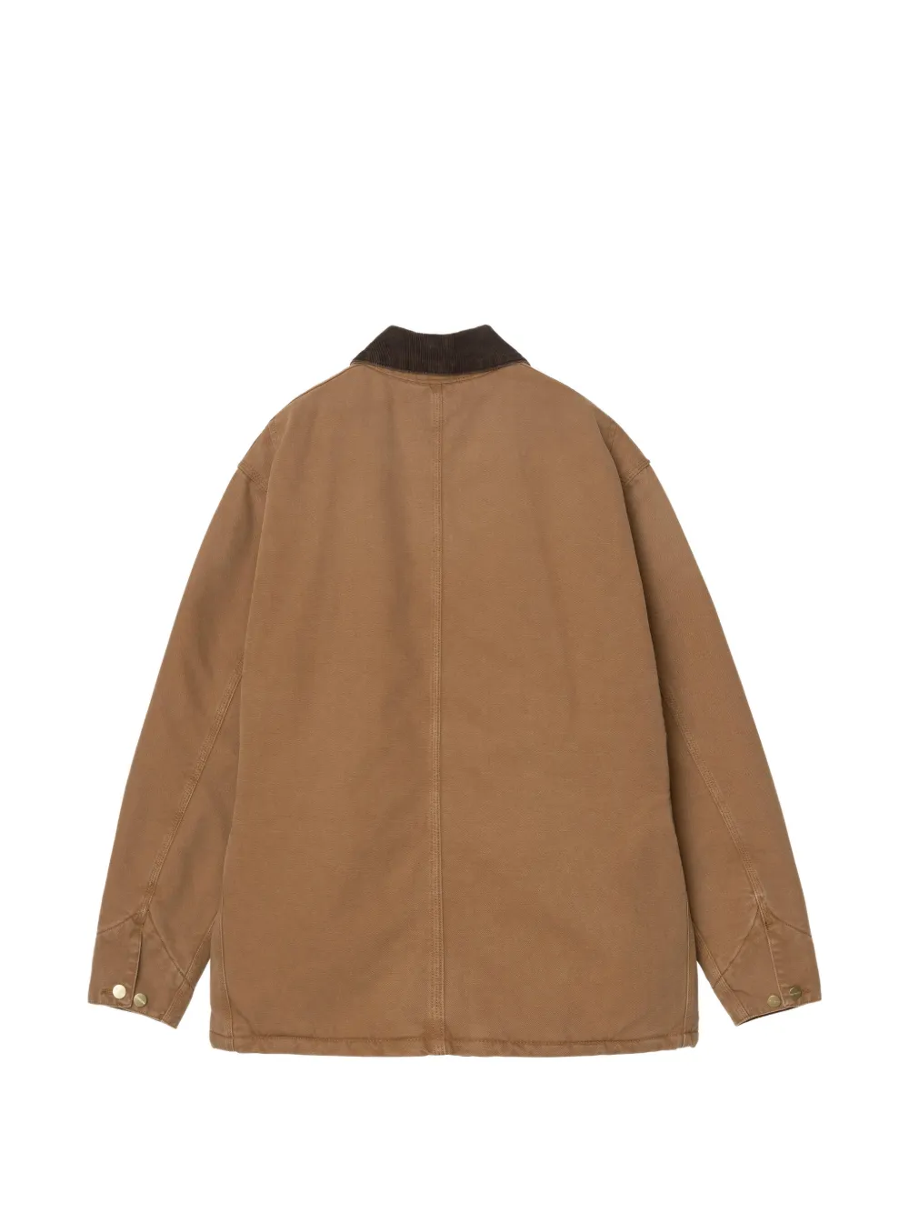 Carhartt WIP Chore jas met ribfluwelen kraag Bruin