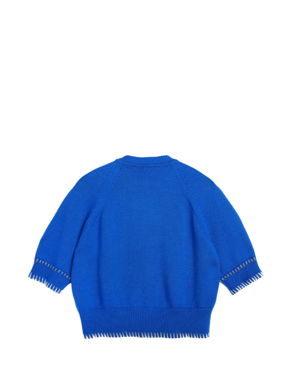 YMC Kwai vest met festonsteek Blauw