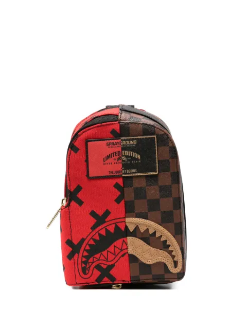 Sprayground Divide & Conquer check-print backpack