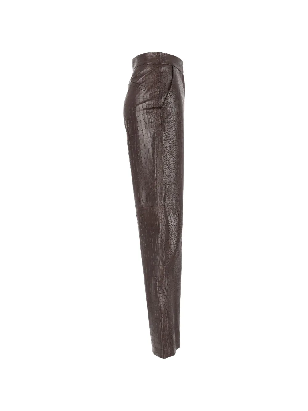 Federica Tosi High waist broek Bruin