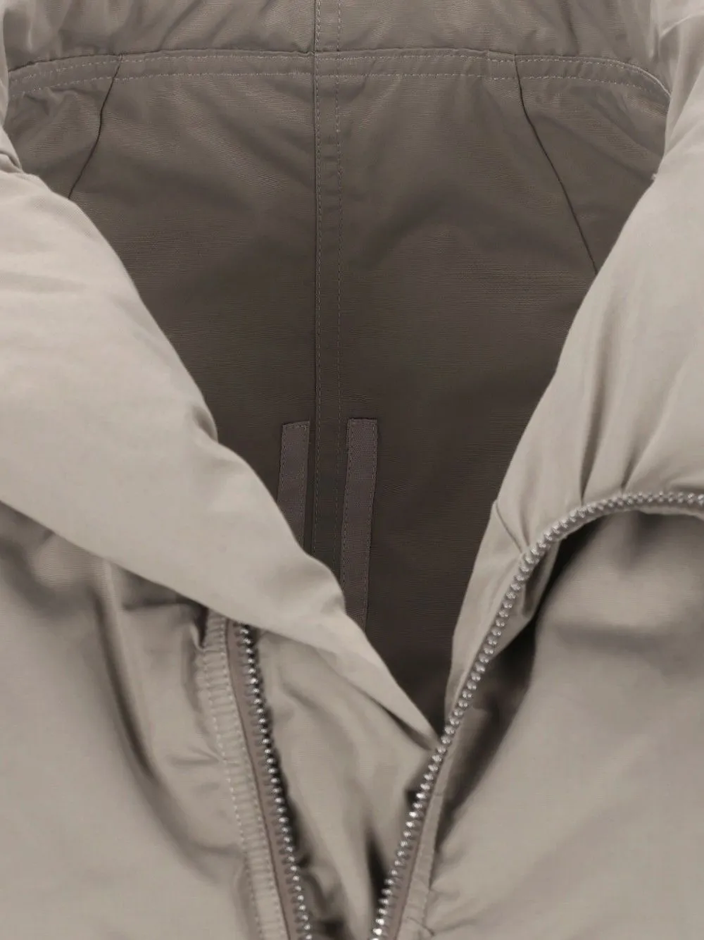 Rick Owens Gewatteerd donsjack Beige