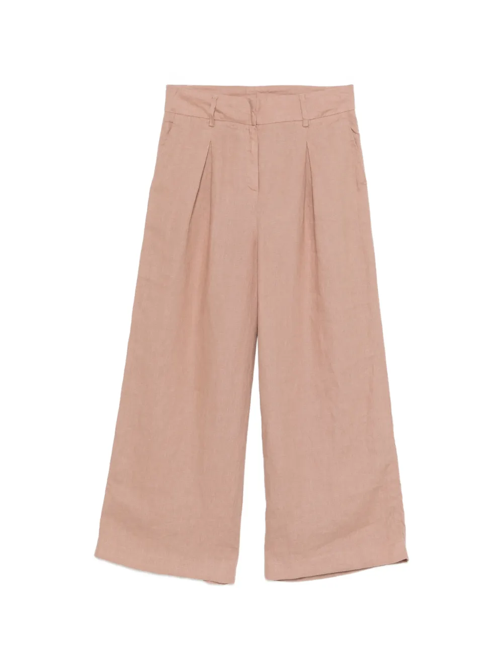 MAISON123 Tino pleated cropped palazzo pants
