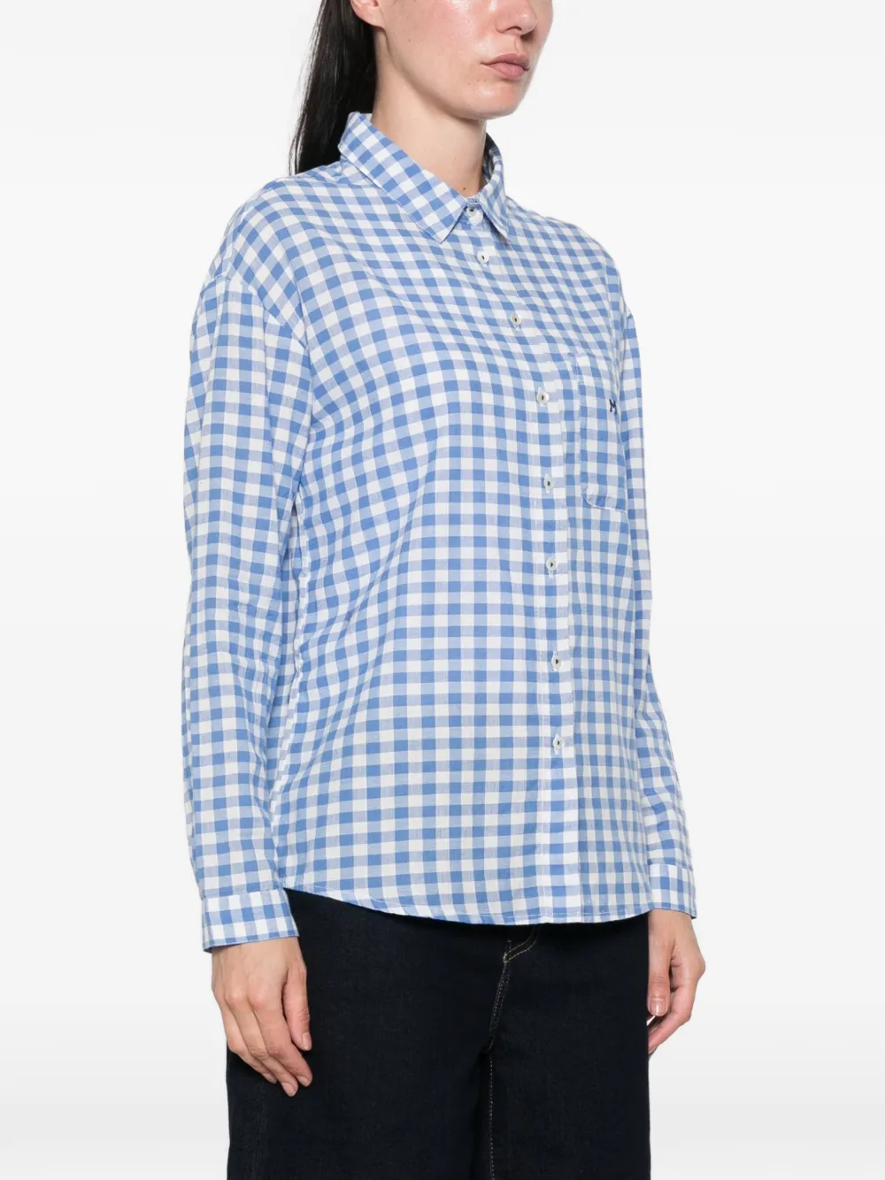 MAISON123 Marilou blouse met gingham-ruit Blauw