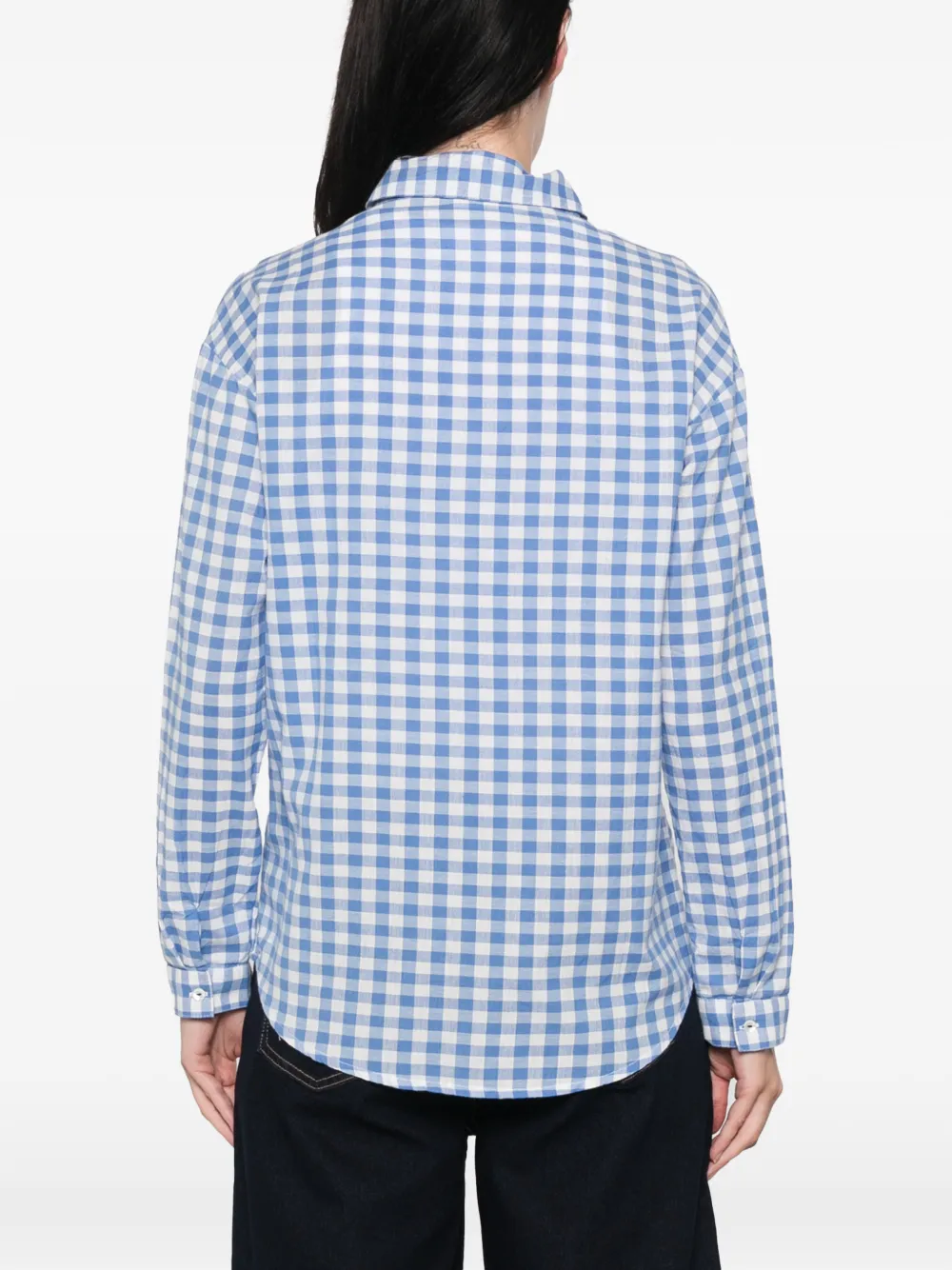 MAISON123 Marilou blouse met gingham-ruit Blauw