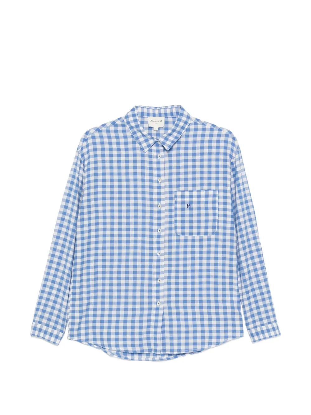 MAISON123 Marilou gingham check shirt